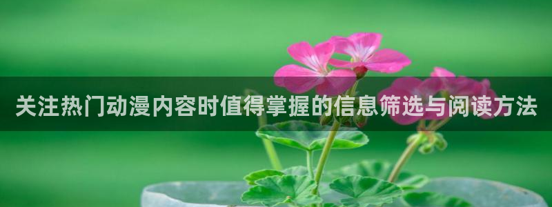 动画动漫age下载：关注热门动漫内容时值得掌握的信息筛选与阅读方法配图